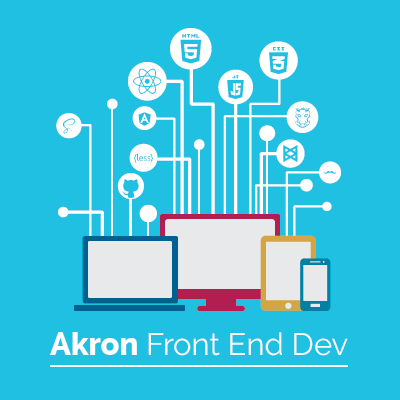 Akron Front End Development Logo